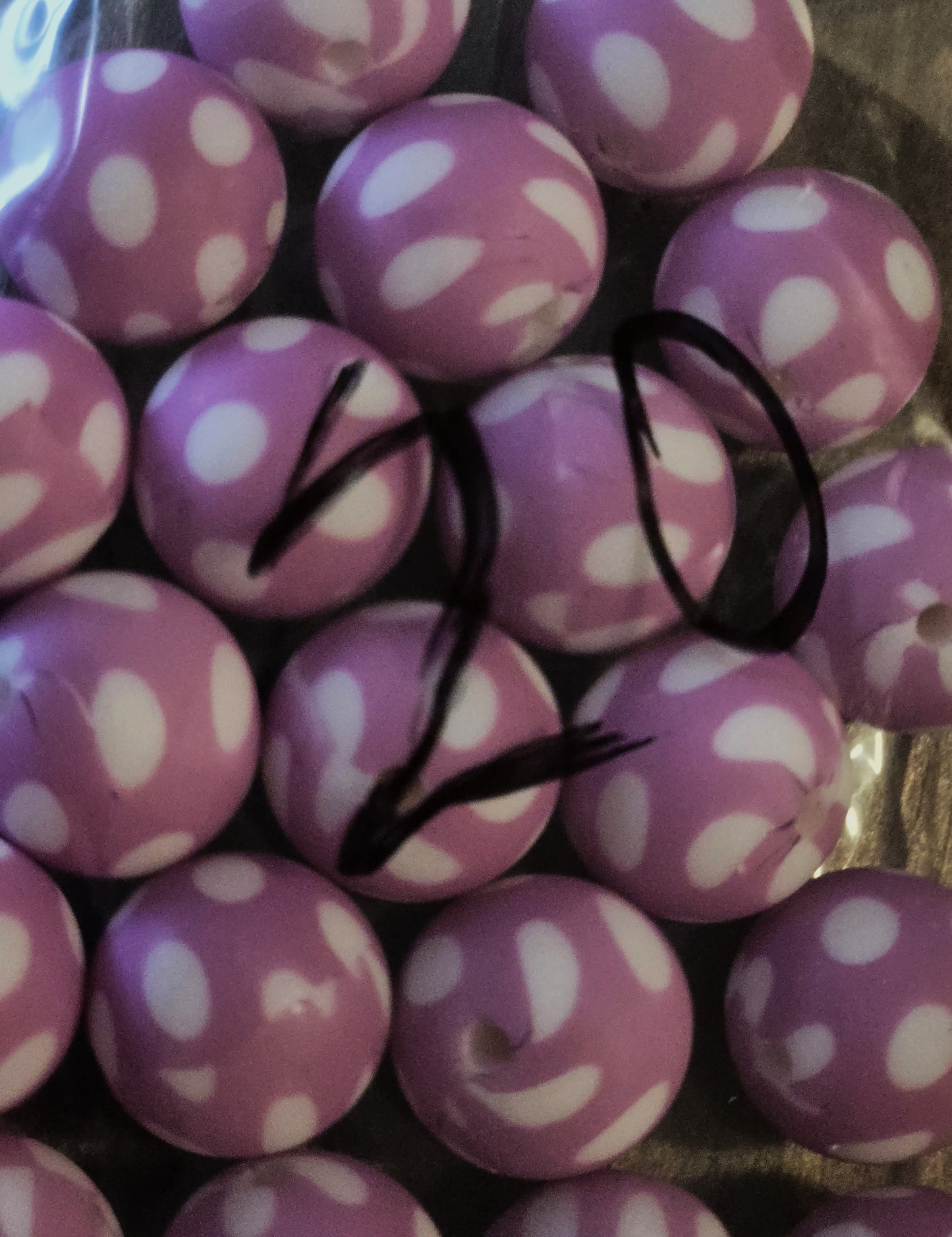 15mm Printed Beads