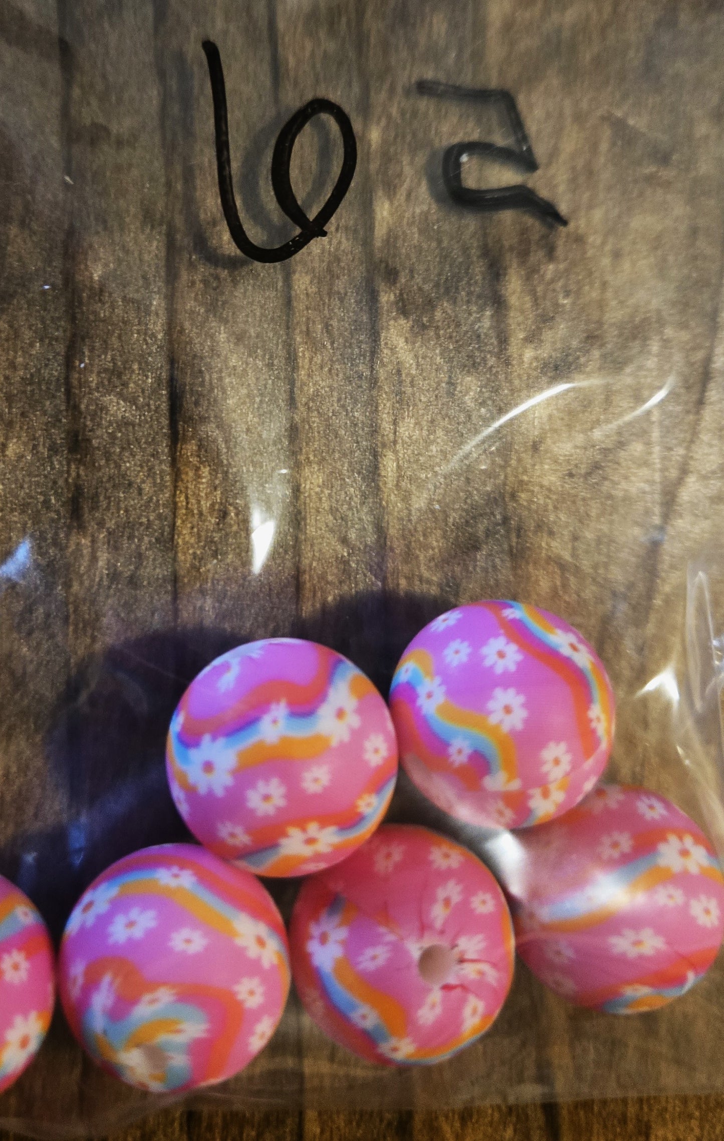 15mm Printed Beads