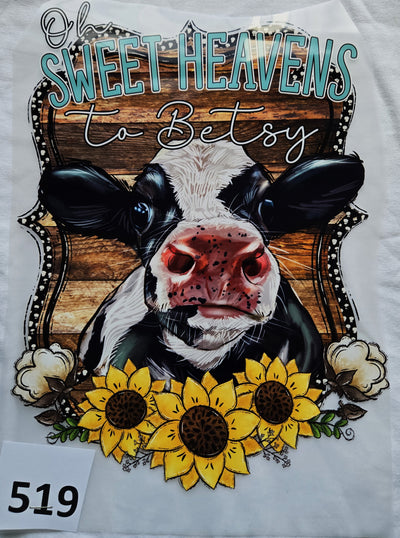 Hyland Cow/Western T-Shirts